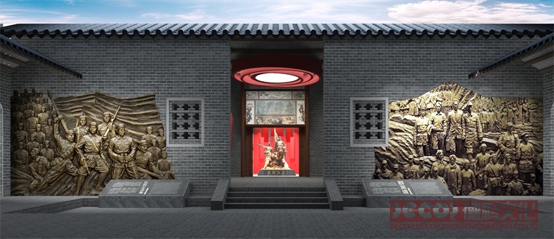 在戰(zhàn)爭(zhēng)紀(jì)念展館設(shè)計(jì)中，如何處理戰(zhàn)爭(zhēng)遺留問(wèn)題（如土地、政治等）？
